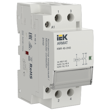 ARMAT Контактор модульный KMR 40А 230В AC 2НО IEK