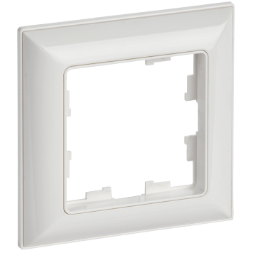 BRITE Рамка 1-мест. РУ-1-Бр бел./бел. IEK