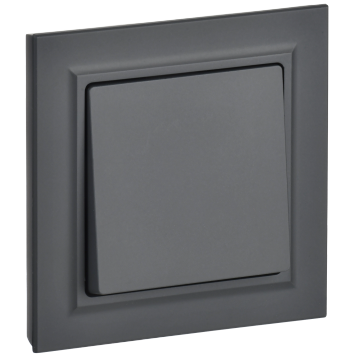 BRITE Выключ. 1-кл. 10А в сб. ВСР10-1-0-БрГ граф. IEK