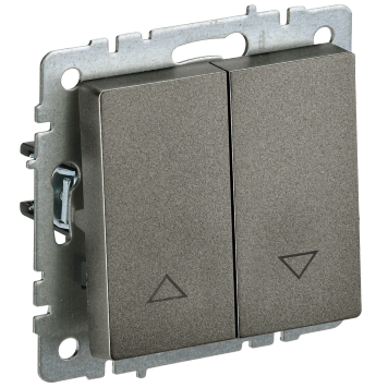 BRITE Выключ. жалюзи 10А ВС10-1-5-БрТБ бр. IEK