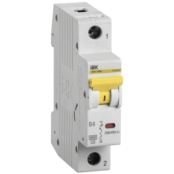 KARAT Авт. выкл. ВА47-60M 1P B 4А 6кА IEK