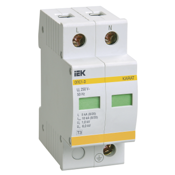 KARAT ОПС1-D УЗИП 2P In=5кА Un=230В Im=10кА IEK