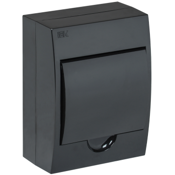 KREPTA 3 Корпус пластиковый ЩРН-П-6 IP41 черный IEK