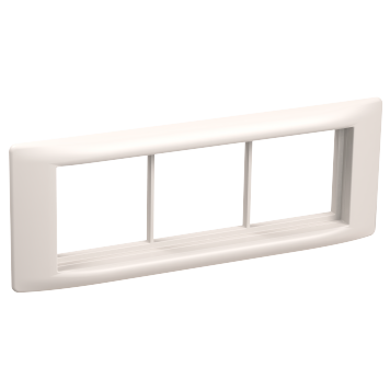 PRIMER Рамка и суппорт на 6 модулей 60мм белый IEK