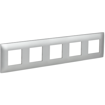 SKANDY Рамка 5-мест. SK-F05S сереб. IEK