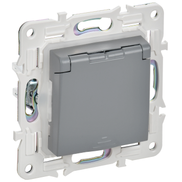 SKANDY Роз. з/к/ш кр. 16А IP44 SK-R11Gr сер. IEK