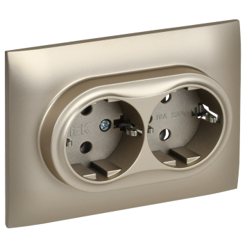 SKANDY Роз. 2-я с з/к без з/ш 16А сб. SK-R08Sh шамп. IEK