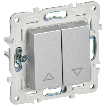 SKANDY Выключ. жалюзи 10А SK-V12S сереб. IEK