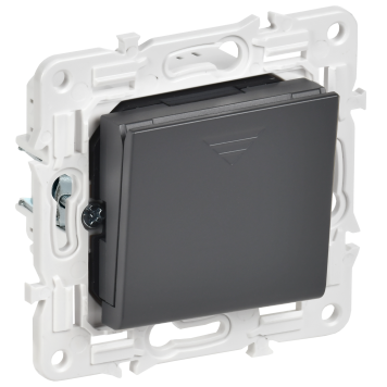 SKANDY Выключ. карточный 30А SK-V15T титан IEK