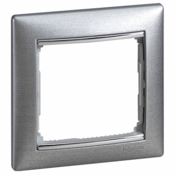 VALENA DIY Рамка 1-мест. алюм. мат