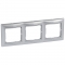 VALENA Рамка 3-мест. алюм.