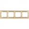 VALENA Рамка 4-мест. зол. м