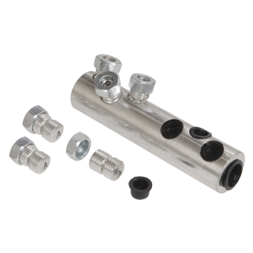 Алюм. механич. гильза со срывными болтами АМГ 25-95 IEK