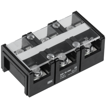 Блок зажимов БЗН ТС-1003 35 мм2 100A 3 пары IEK