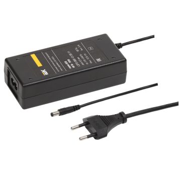 Драйвер LED ИПСН 60Вт 12 В сетевая вилка-блок -JacK 5,5 мм IP20 IEK-eco