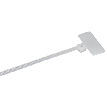 Хомут P6.6 маркерный белый 2,5х100мм 100шт/упак IEK