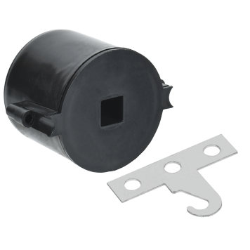 Коробка потолоточная Л253М У3 D=75х62мм монолит. стр. IEK