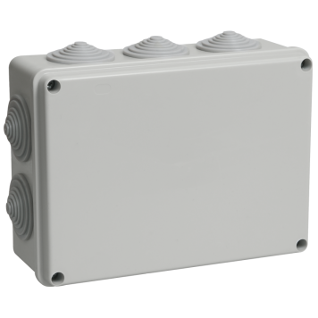 Коробка расп. КМ41243 о/п 190х140х70мм IP44 10 вв. серая IEK