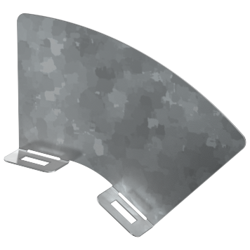 Перегородка разд. 80мм пов. верт. внеш. 45град HDZ IEK