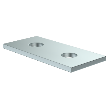 Пластина соед. с 2 отверстиями для STRUT-профиля HDZ IEK