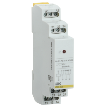 Реле промежут. OIR 3 конт. 8А 24В AC/DC IEK