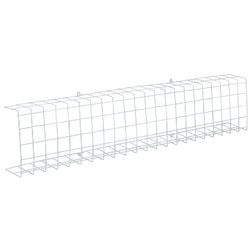 Решетка защитная для панели LED ДВО 1260х270х95мм белая IEK