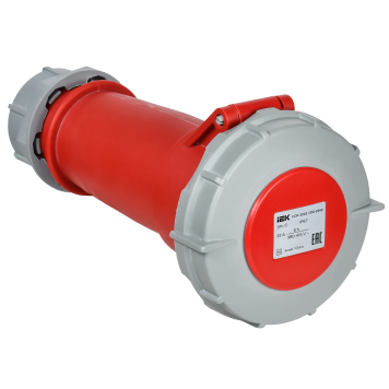 Розетка пер. ССИ-2242 32А-6ч 380В 3P+PE IP67 IEK