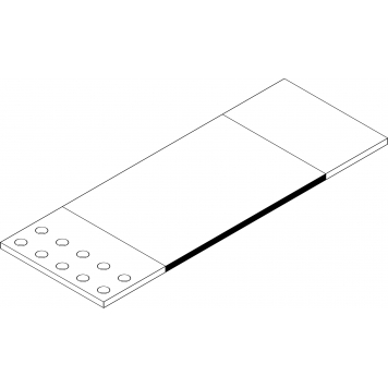 Шина алюминиевая гибкая ШАГ 50х(140х0,2мм) 0,5м IEK