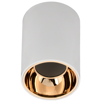 Светильник 4111 накл. потолочн. GU10 белый/золото пласт. IEK