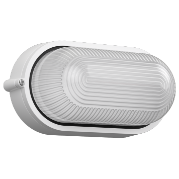 Светильник НПП1401 белый/овал 60Вт IP54 IEK