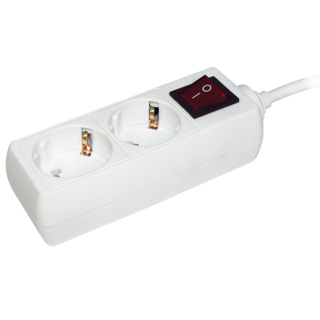 Удлинитель У02К 2 места 2P+PE/3 метра 3х1мм2 16А/250 IEK