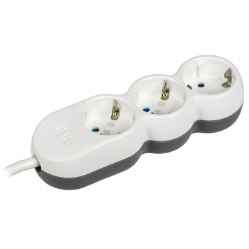 Удлинитель У03 3 места 2P+PE/5м 3х1,5мм2 16А/250В UNO IEK