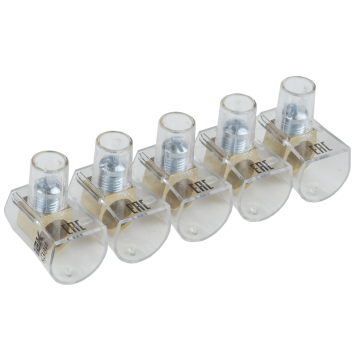 Зажим винтовой концевой изолированный КЗВИ 16мм2 (5x1) IEK