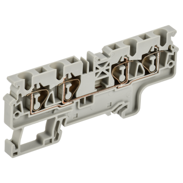 ARMAFIX Клемма пруж. CX4-4 4мм2 4-конт. серая IEK