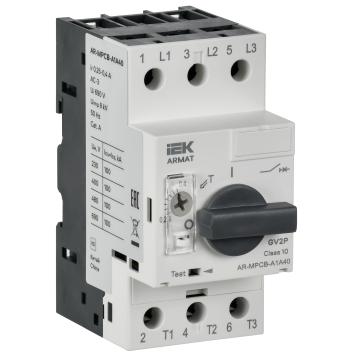 ARMAT Авт. выкл. защиты двигателя A1 GV2P 0,24-0,4А IEK