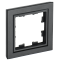 BRITE Рамка 1-мест. РУ-1-БрЧ черн. IEK