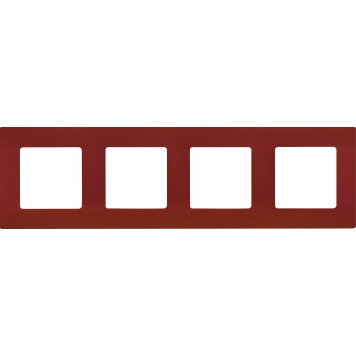 ETIKA Рамка 4-мест. какао