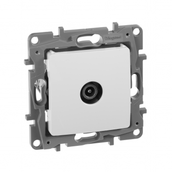 ETIKA Розетка TV оконечная бел.