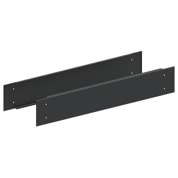FORMAT Панель цоколя 200х1200 RAL7021 (2шт/компл) IEK