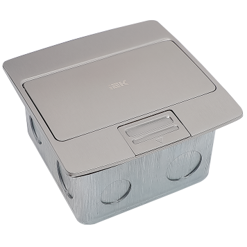 PRIMER Лючок с откид. крыш. неук. 3 мод. IP42 нер. ст. IEK