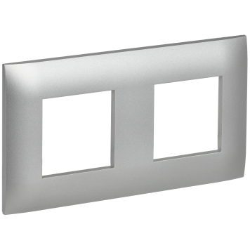 SKANDY Рамка 2-мест. SK-F02S сереб. IEK