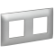 SKANDY Рамка 2-мест. SK-F02S сереб. IEK