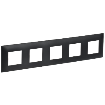 SKANDY Рамка 5-мест. SK-F05Bl черн. IEK