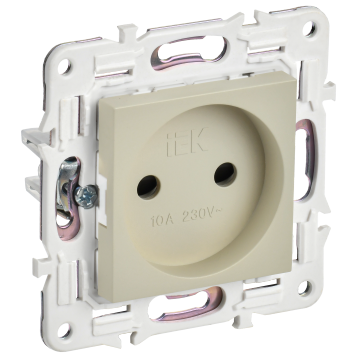 SKANDY Роз. без з/к с з/ш 10А SK-R01B беж. IEK