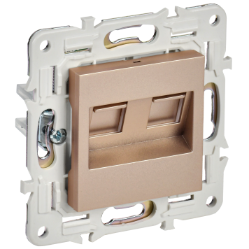 SKANDY Роз. комп. 2-ая RJ45 кат.5E SK-K03Sa песоч. IEK