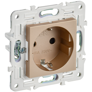 SKANDY Роз. с з/к/ш 16А б/к SK-R06Sa песоч. IEK