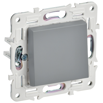 SKANDY Выключ. 1-кл. прох. 10А SK-V02Gr сер. IEK