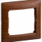 VALENA Рамка 1-мест. дер. тон.