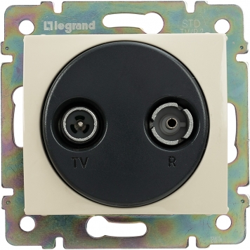 VALENA Розетка TV-FM оконеч. сл. к.