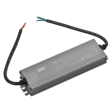Драйвер LED ИПСН-PRO 100Вт 12 В блок- шнуры IP67 IEK